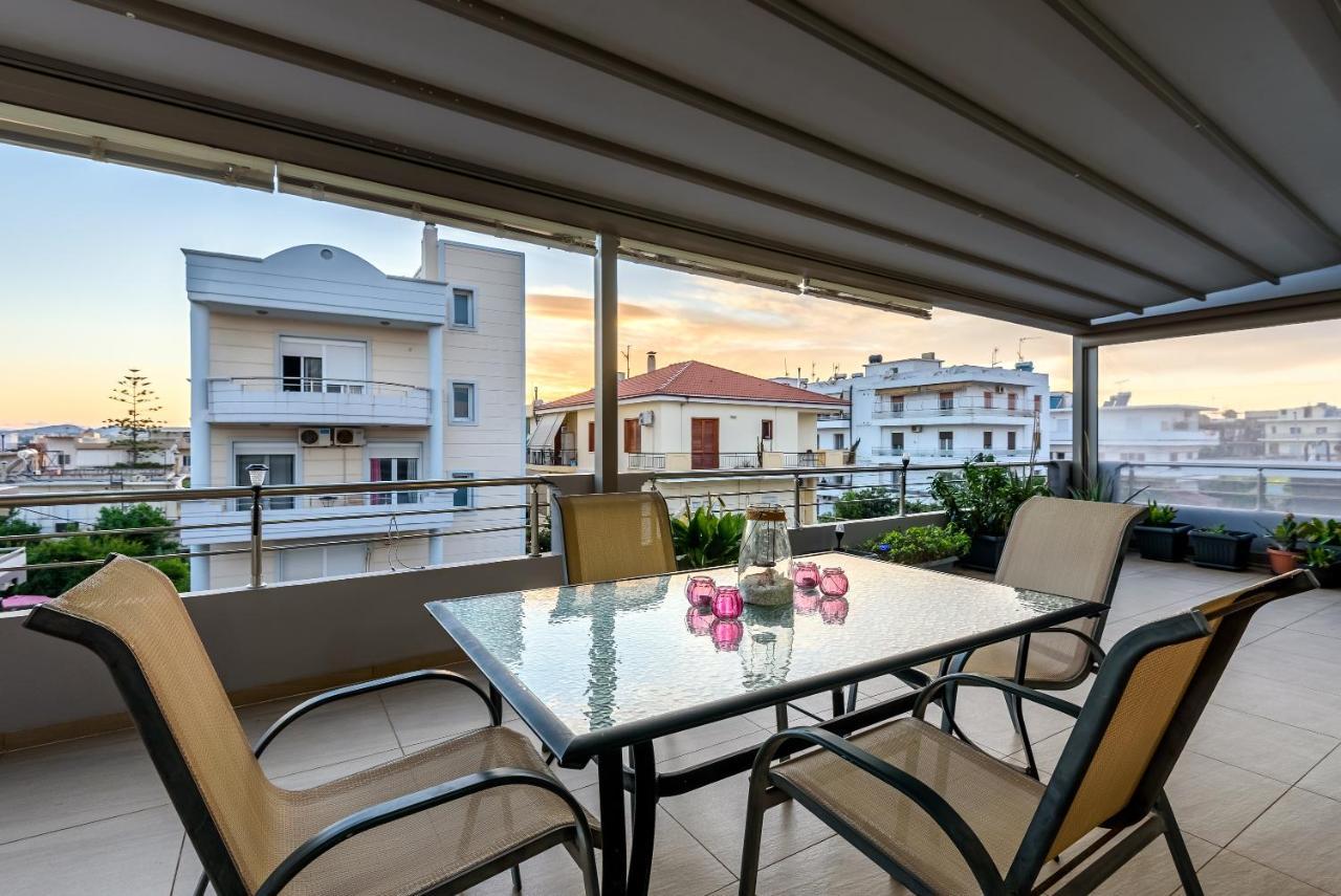 Luxury Villa In City Center With Rooftop Swimming Pool 干尼亞 外观 照片